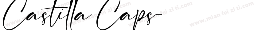 Castilla Caps字体转换